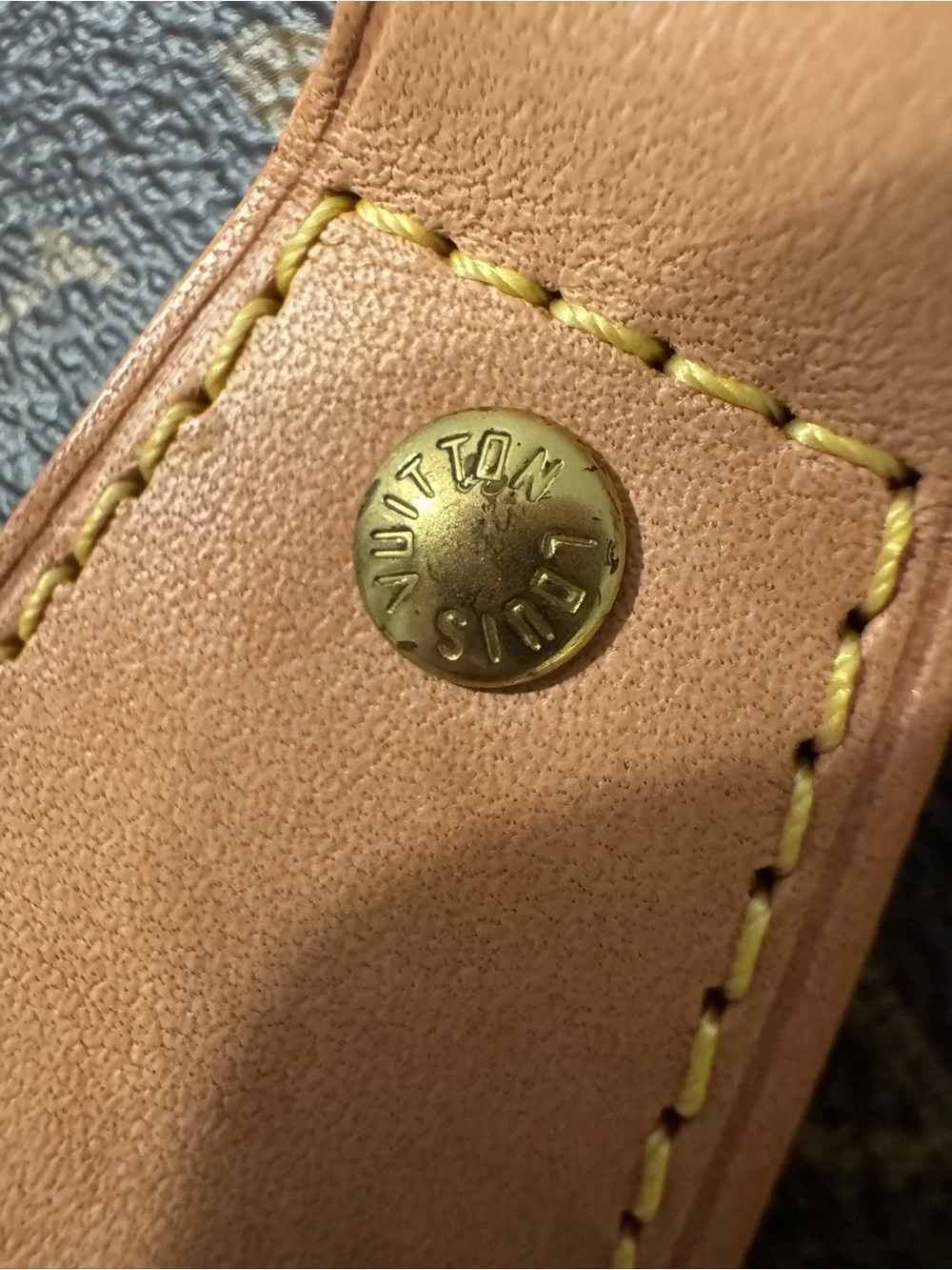 LOUIS VUITTON Brown Monogram Alma BB Top Handle Crossbody Bag